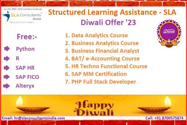MIS Certification in Delhi, Noida, Gurgaon, Diwali Offer '23, Salary Upto 5 to 7 LPA, Free Job